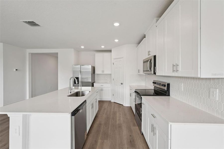 Furnished interior view inside a new home in The Meadow at Crossprairie, St. Cloud (Image 6).