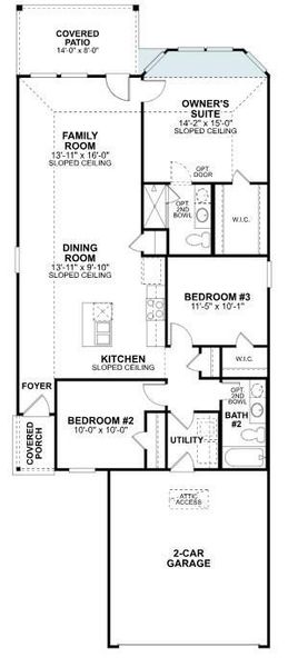 2D floor plan layout of this home in Moran Ranch, Willis, TX (Image 4). 2D floor plan layout of this home in Moran Ranch, Willis, TX (Image 4).