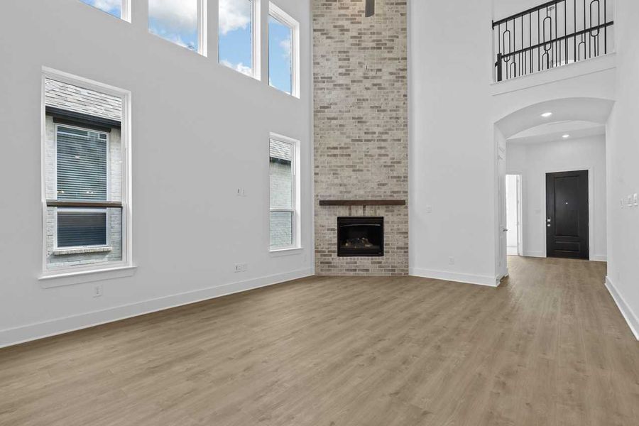 Representative Family Room - some options shown