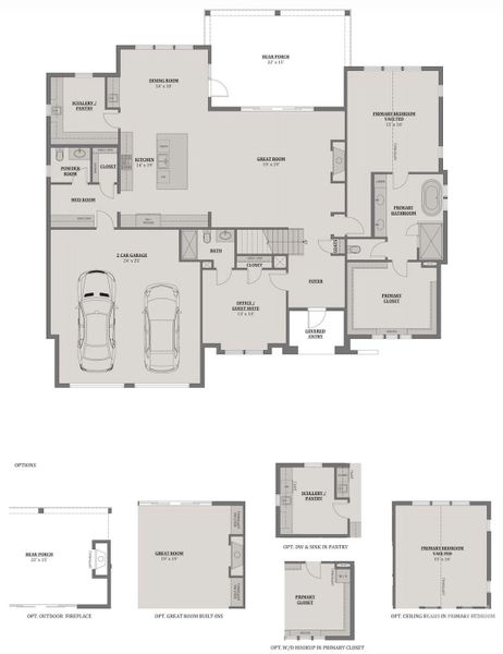2D floor plan layout of this home in , Mint Hill, NC (Image 2). 2D floor plan layout of this home in , Mint Hill, NC (Image 2).