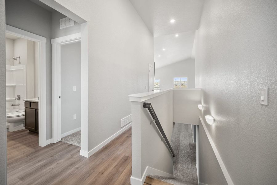 Representative furnished interior of a home built from the The Jackson by View Homes in Jackson Creek North, Monument (Image 5).
