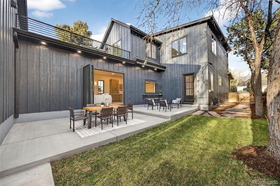 Exterior details and patio area of a home in , Denver (Image 25).