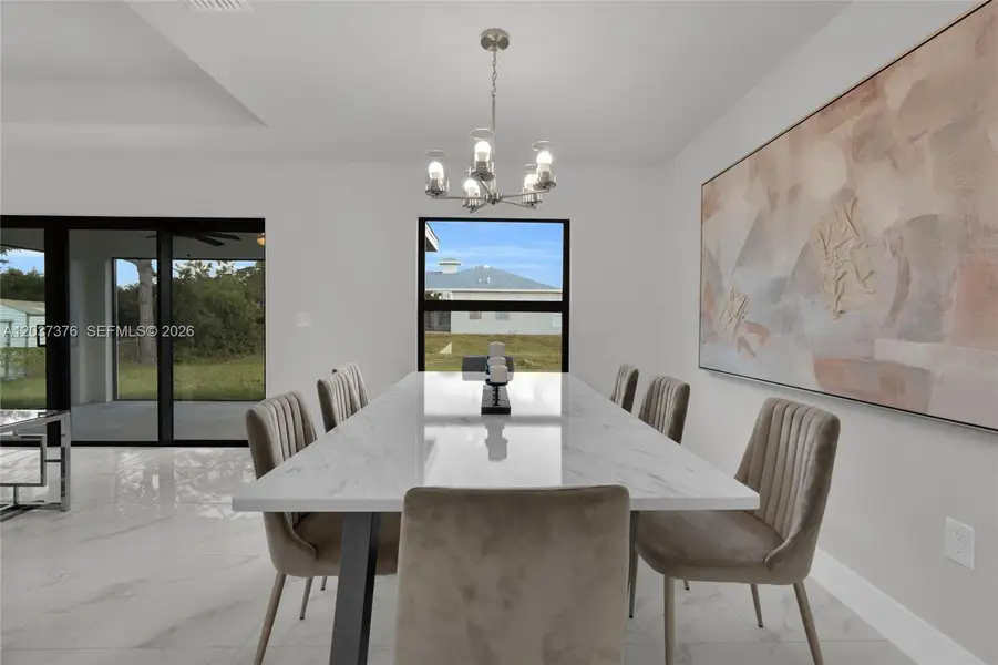 Furnished interior view inside a new home in , Lehigh Acres (Image 16).