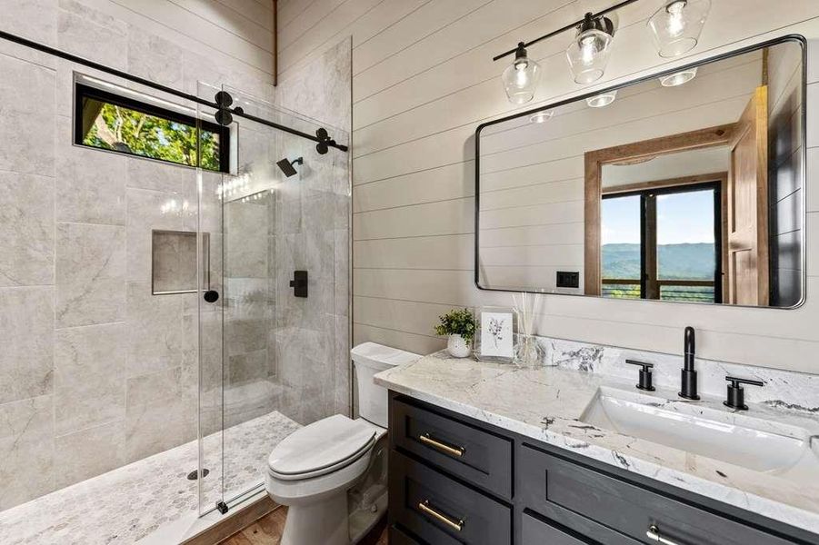 Furnished interior view inside a new home in , Blue Ridge (Image 53).