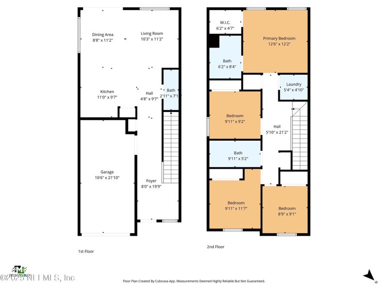 2D floor plan layout of this home in , Jacksonville, FL (Image 5).