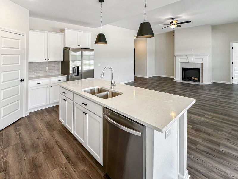 Furnished interior view inside a new home in Doctor's Creek, Ludowici (Image 9).