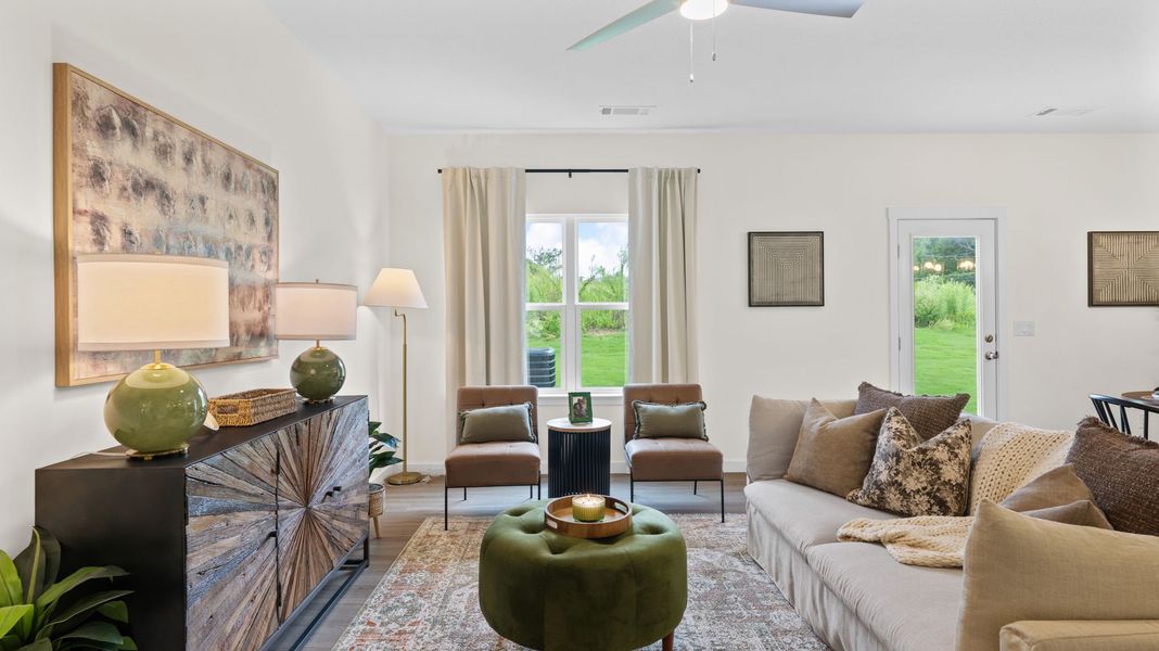 Representative furnished interior of a home built from the Tatum by D.R. Horton in Price's Point, Knoxville (Image 9).