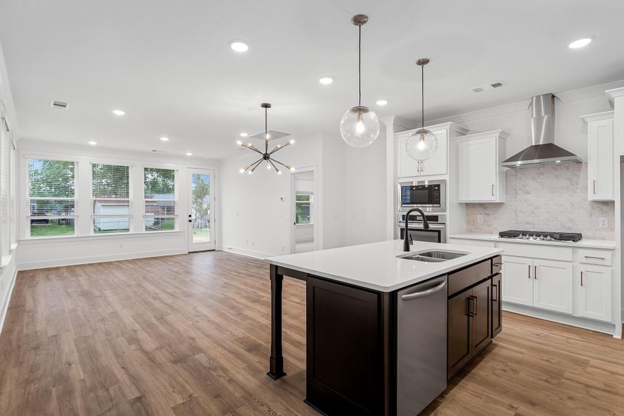 Furnished interior view inside a new home in Sweetgrass Station, Summerville (Image 4).