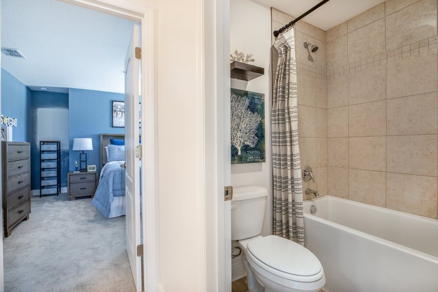 Furnished interior view inside a new home in Mirada, San Antonio (Image 39).