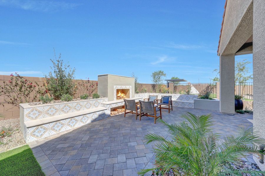 Representative exterior details of a home built from the Cobalt by Mattamy Homes in Landmarke, Queen Creek (Image 30).