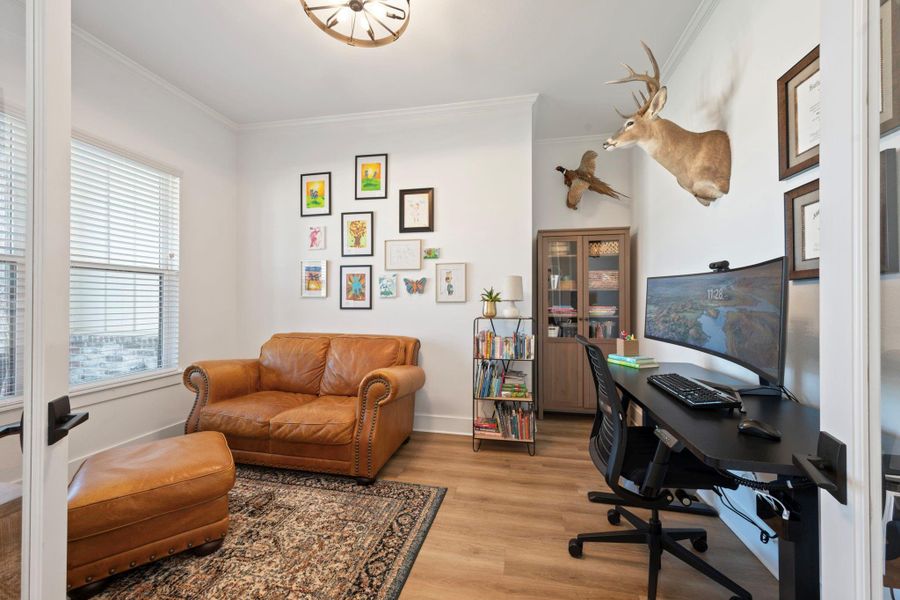 Furnished interior view inside a new home in , College Station (Image 27). Furnished interior view inside a new home in , College Station (Image 27).