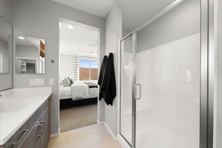 Furnished interior view inside a new home in Meridian, Queen Creek (Image 21).