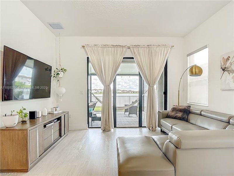 Furnished interior view inside a new home in , Ave Maria (Image 11).