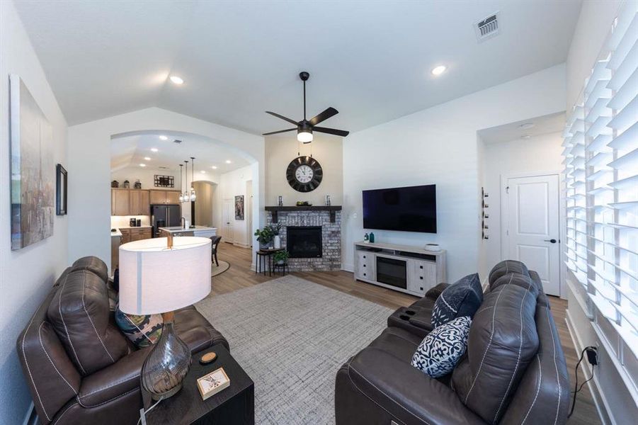 Furnished interior view inside a new home in , Denison (Image 15). Furnished interior view inside a new home in , Denison (Image 15).