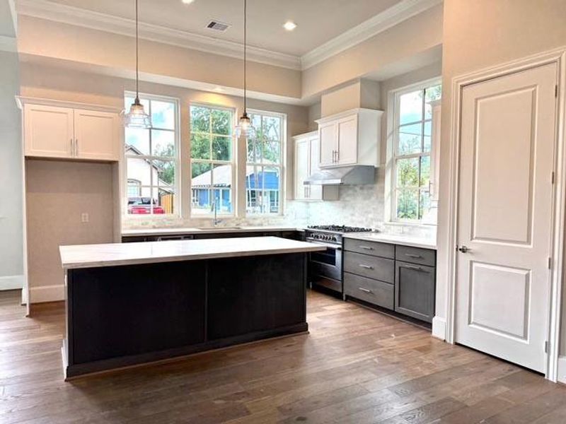 Furnished interior view inside a new home in Eastwood Green, Houston (Image 2). Furnished interior view inside a new home in Eastwood Green, Houston (Image 2).