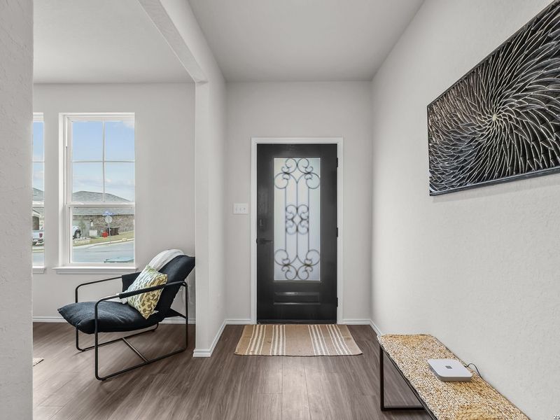Furnished interior view inside a new home in Royal Crest, San Antonio (Image 20).