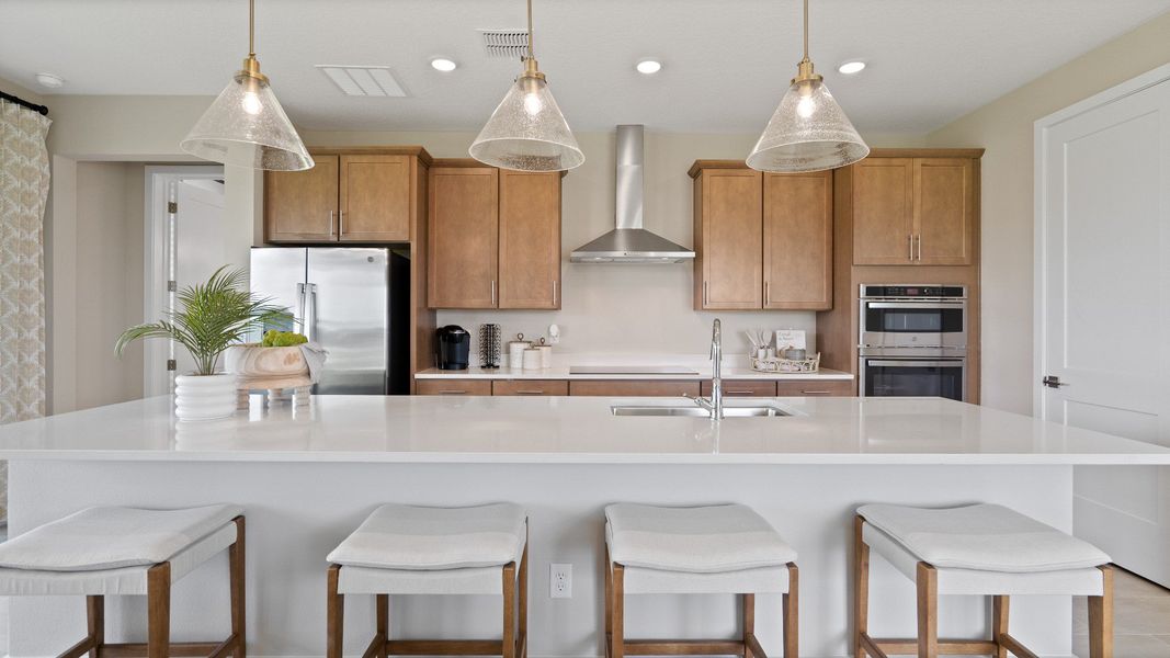 Representative furnished interior of a home built from the Sweetgum by DRB Homes in Lakeside at Satilla, St. Cloud (Image 38).