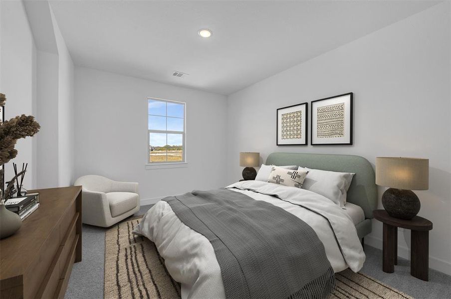 Furnished interior view inside a new home in Heath Golf & Yacht Estates, Heath (Image 18).