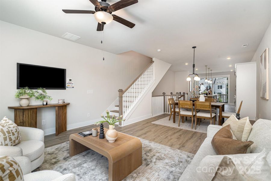 Furnished interior view inside a new home in , Charlotte (Image 7).