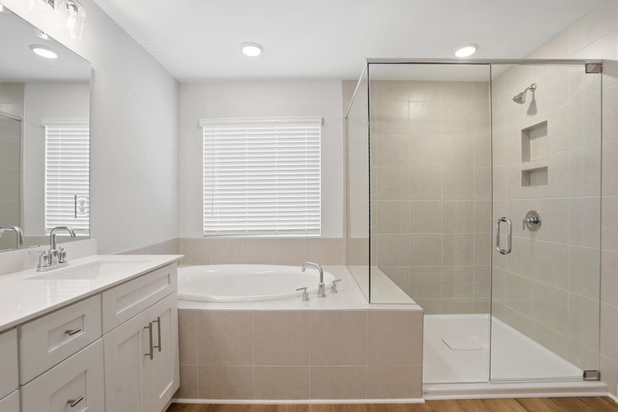 Furnished interior view inside a new home in Grier Meadows, Charlotte (Image 16).