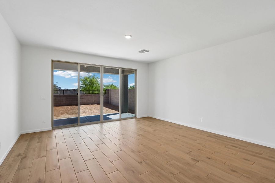 Great room with 4 panel slider upgrade Great room with 4 panel slider upgrade