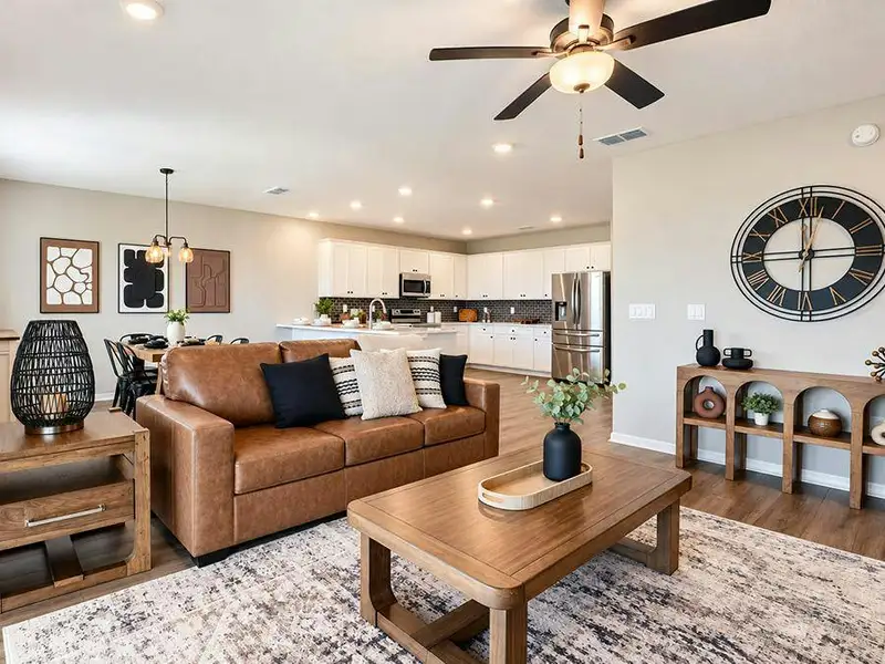 This spacious home features a sunny, open-concept main living area - Wayfair III by Highland Homes