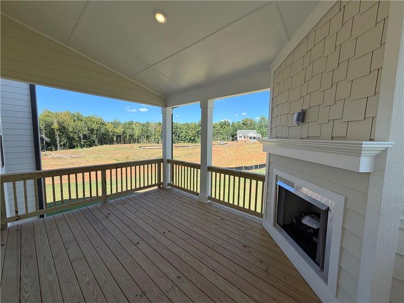Exterior details and patio area of a home in Mallard’s Landing, Jefferson (Image 23).