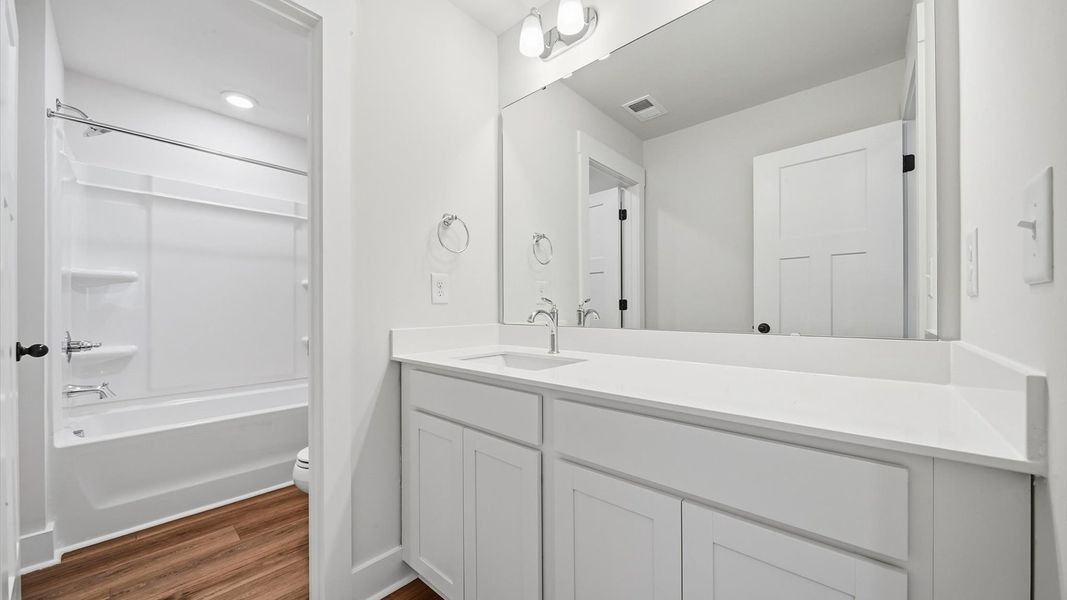 Furnished interior view inside a new home in Creeks at Midway, Anderson (Image 30).