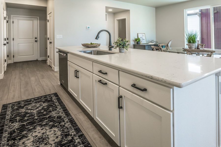 Representative furnished interior of a home built from the Tesla by Hartford Homes in Trailside, Timnath (Image 19).