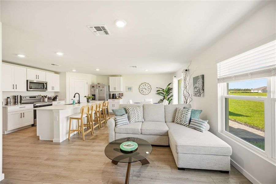 Furnished interior view inside a new home in Central Parc, North Port (Image 19).