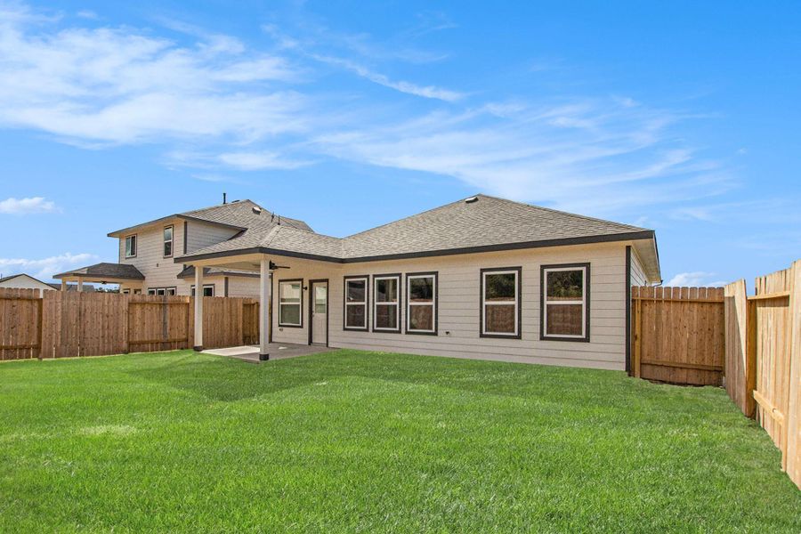 Exterior details and patio area of a home in , Bay City (Image 4). Exterior details and patio area of a home in , Bay City (Image 4).