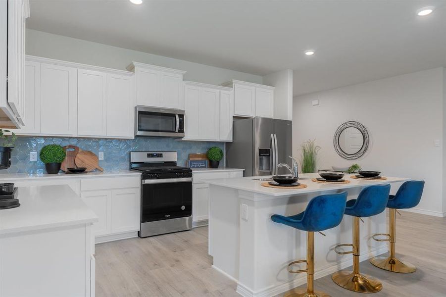 Furnished interior view inside a new home in Fireside by the Lake, Garland (Image 17). Furnished interior view inside a new home in Fireside by the Lake, Garland (Image 17).