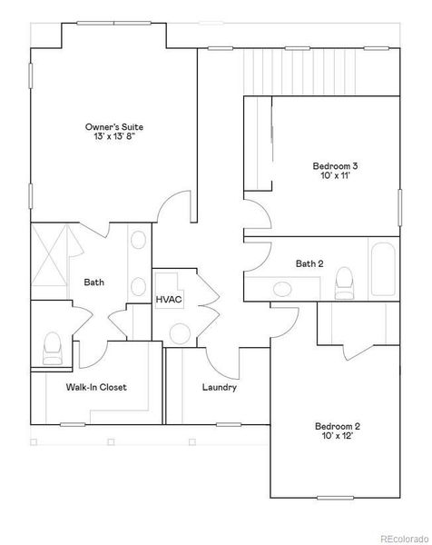 2D floor plan layout of this home in Parterre, Thornton, CO (Image 4). 2D floor plan layout of this home in Parterre, Thornton, CO (Image 4).