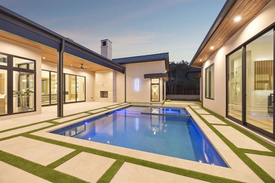 Exterior details and patio area of a home in , Southlake (Image 25). Exterior details and patio area of a home in , Southlake (Image 25).