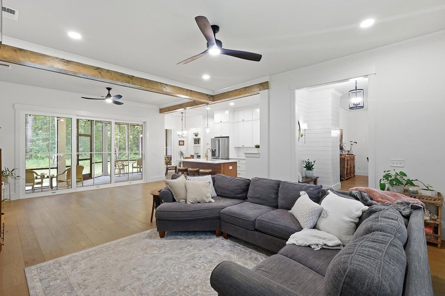 Furnished interior view inside a new home in , Seabrook (Image 50).