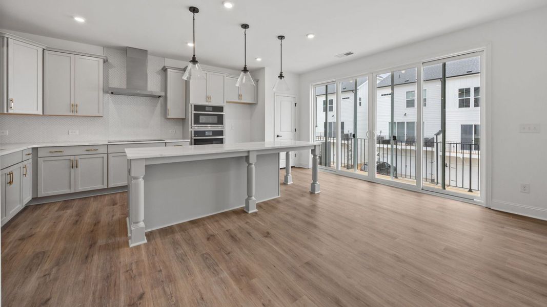 The Landon Plan in River District by DBR Homes in Charlotte, N.C - Kitchen