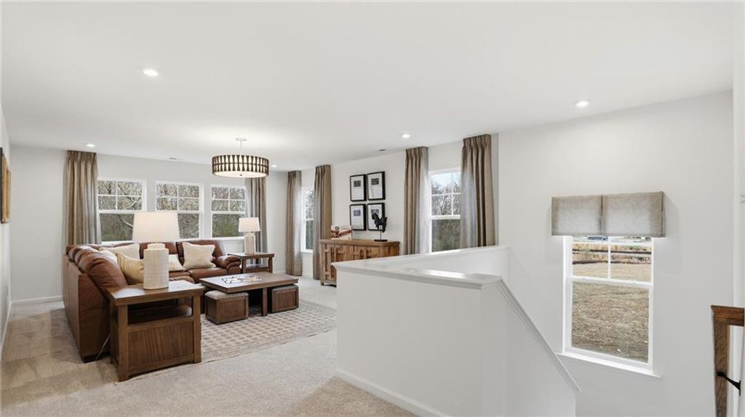 Furnished interior view inside a new home in , Dawsonville (Image 42).