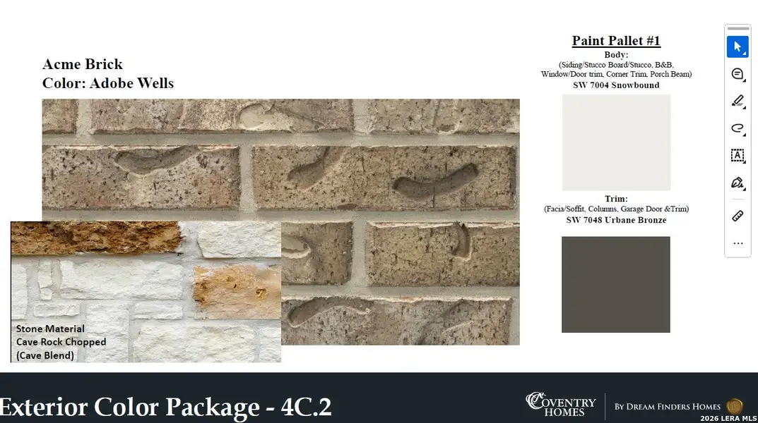 Sample of building materials used in homes in Garden Grove, San Antonio (Image 4).