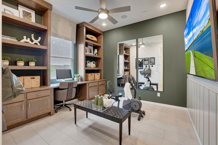 Representative furnished interior of a home built from the Ginger by Mattamy Homes in Soleo, San Tan Valley (Image 29).