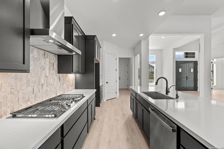 Furnished interior view inside a new home in Mesa Western, Cibolo (Image 9).