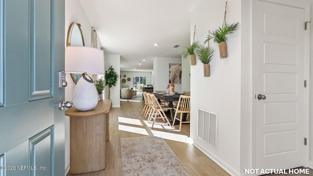 Furnished interior view inside a new home in Rookery, Green Cove Springs (Image 18).