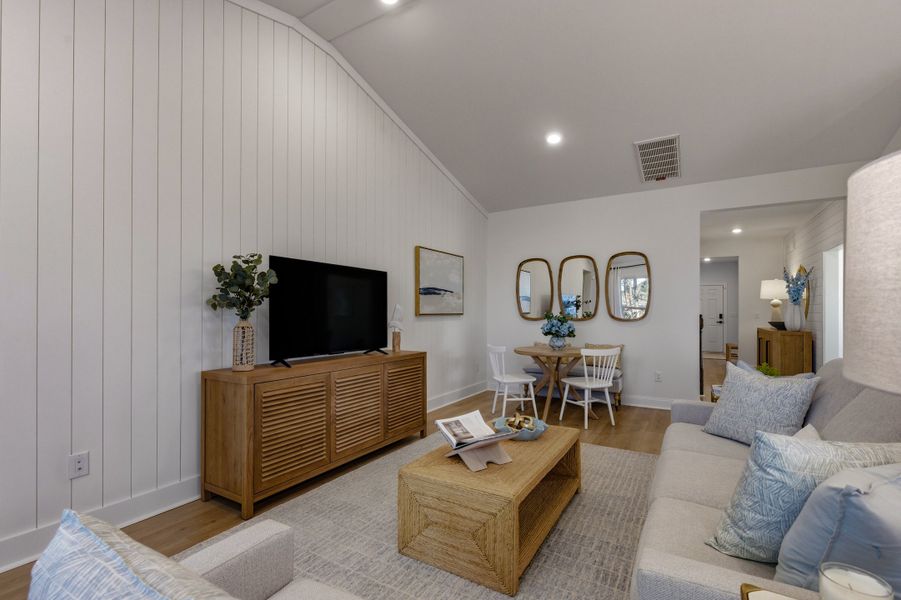 Furnished interior view inside a new home in Sunset Landing, Little River (Image 5). Furnished interior view inside a new home in Sunset Landing, Little River (Image 5).