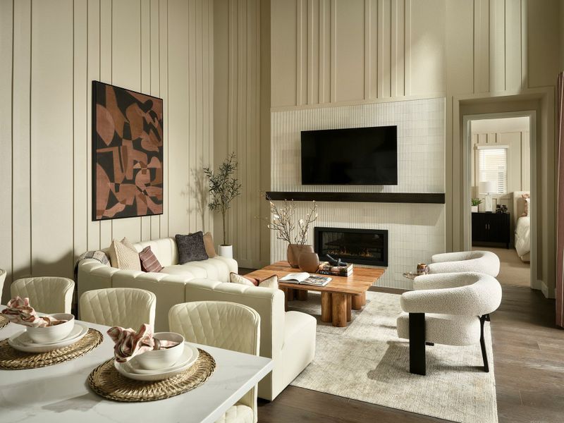 Furnished interior view inside a new home in Barefoot, Firestone (Image 7).