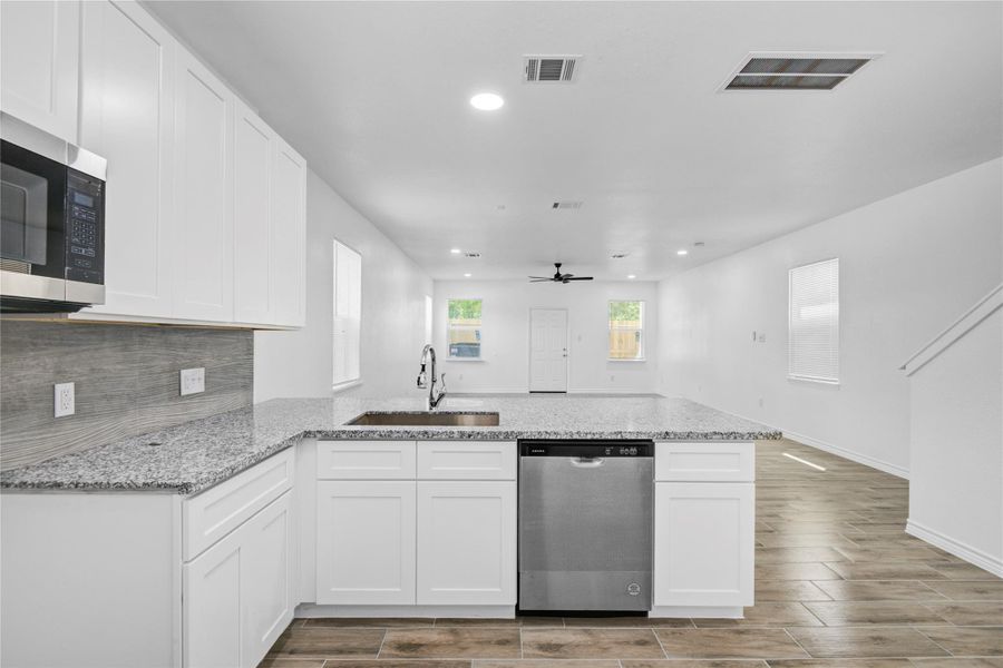 Furnished interior view inside a new home in , Houston (Image 8). Furnished interior view inside a new home in , Houston (Image 8).