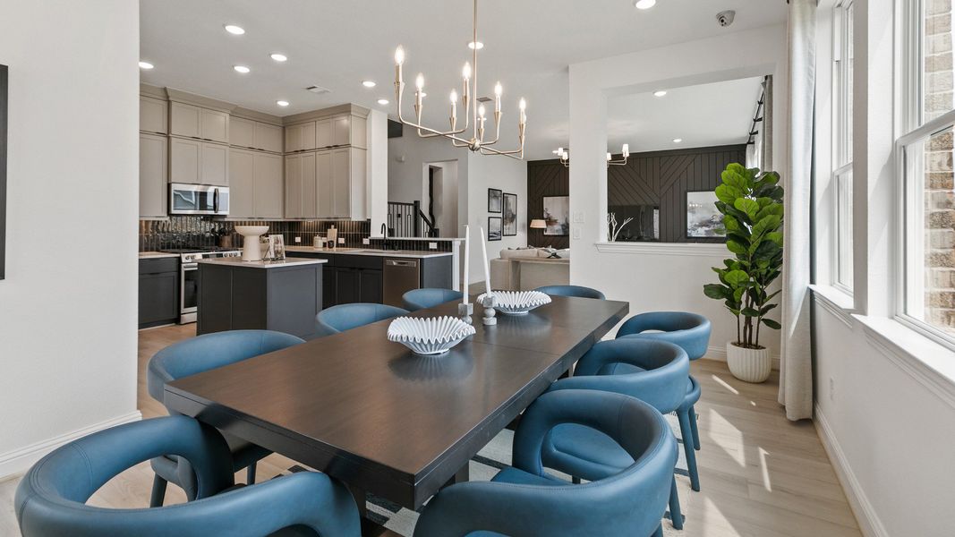 Representative furnished interior of a home built from the Mimosa by DRB Homes in Brookewater, Rosenberg (Image 16).