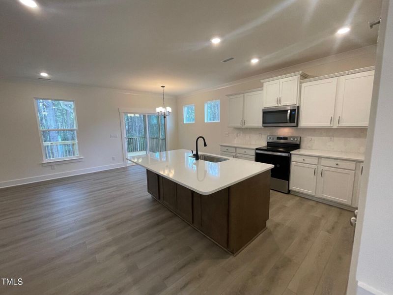 Open Kitchen with Island