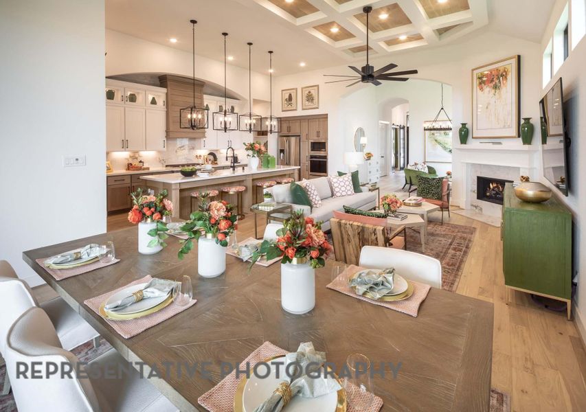 Furnished interior view inside a new home in Jubilee: 70ft. lots, Hockley (Image 18).