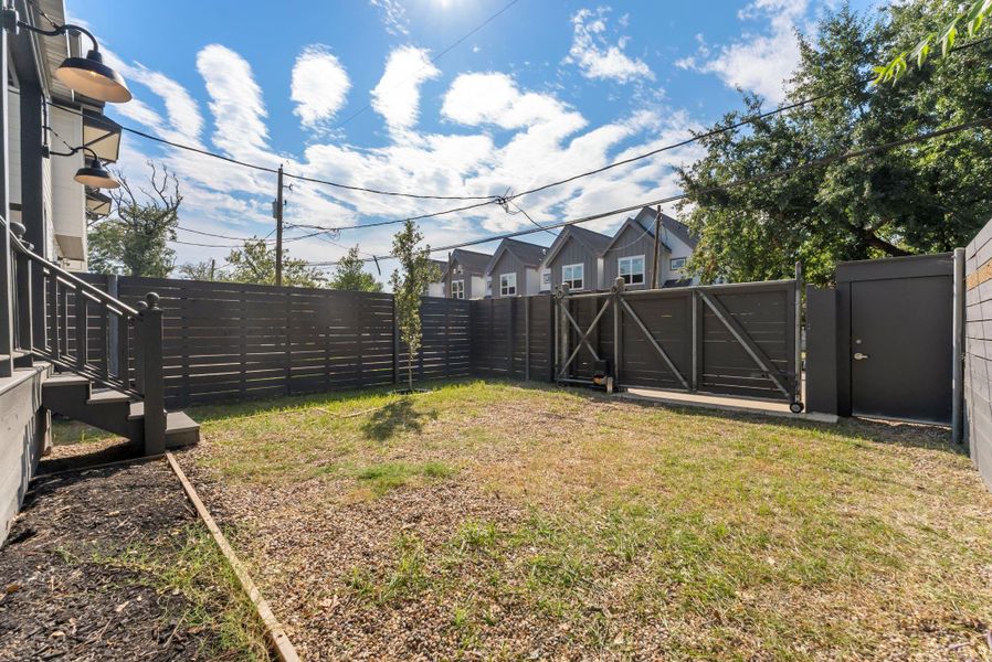 Exterior details and patio area of a home in , Houston (Image 25). Exterior details and patio area of a home in , Houston (Image 25).
