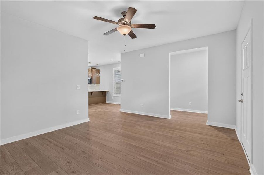 Spacious, unfurnished interior of a new home in The Cottages at East Lanier, Fayetteville (Image 14).
