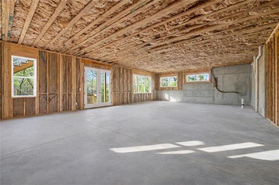 In-progress construction of a new home in , Murrayville, GA (Image 40).